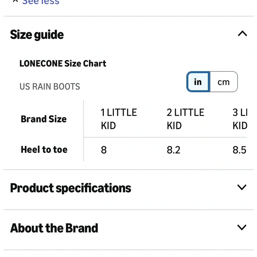 Lonecone, Puddle-a-saurus Dinosaur Rain Boot, Brand New, Size 1 Little Kid - Picture 7 of 7